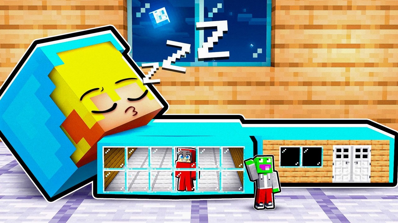ZBUDOWAŁEM TAJNĄ BAZĘ w OLKU w Minecraft!