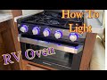 How to light RV Oven | Lighting Furrion propane Oven