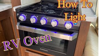 How to light RV Oven | Lighting Furrion propane Oven