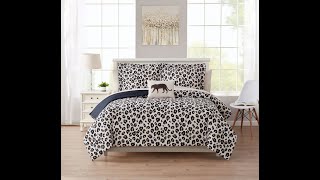 Cheetah Print Bed in a Bag Comforter Sheet Set Bedroom Bedding Full 8 Piece
