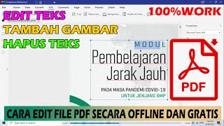 Cara Edit File PDF di PC atau Laptop Secara Offline