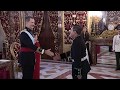 El nuevo embajador en España de Bolivia entrega las cartas credenciales a Felipe VI