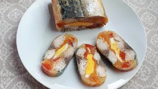 Царский рулет из скумбрии с овощами. Яркий, праздничный и очень вкусный Царский рулет из скумбрии с овощами. Яркий, праздничный и очень вкусный