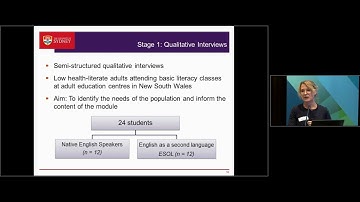 10. Prof Kirsten McCaffery - Shared decision making and low health literacy