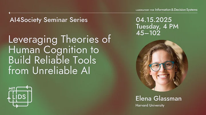 2025 AI4Society Seminar - Elena Glassman (Harvard University)