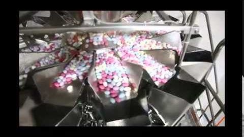 Ohlson Vertical Form, Fill and Seal machine with 14-head Combination Weigher & Inclined Feed Conveyo