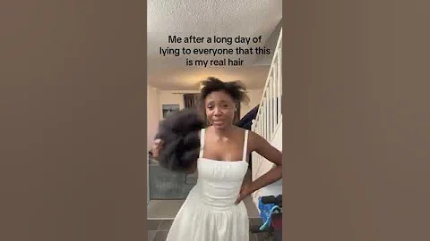 “It’s still MY HAIR” 😂 #recoolhair #wigs #fypage