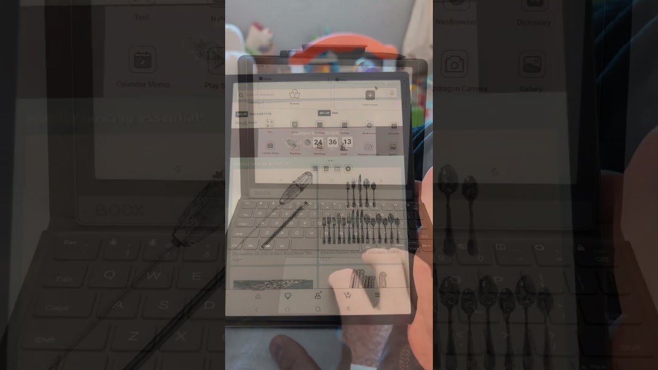 BOOX Tab Ultra C Pro color ePaper tablet testing