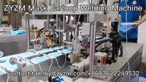 Semi Auto Mask Earloop Welding Machine