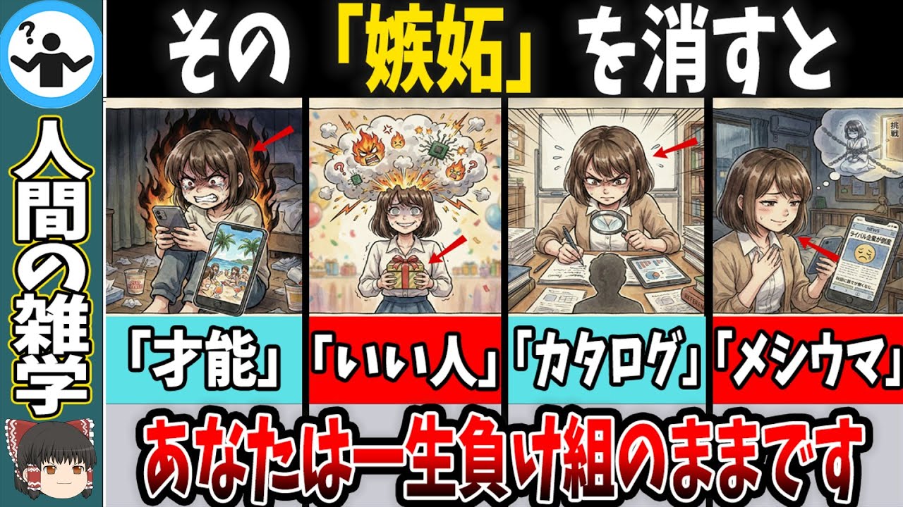 実は「嫉妬深い人」ほど成功する。性格の悪さが才能に変わる悪魔の法則