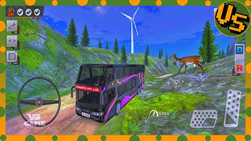 New Offroad Map | Bus Simulator - Modern Bus Drive Parking 3D NEW UPDATE Android Gameplay