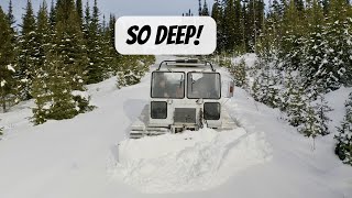 Snowcat, Snow Wheelers, and a Sherp!  #snowcat #jeep #sherp