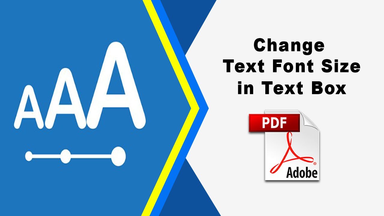 How To Change Text Font Size In Pdf Text Box In Adobe Acrobat Pro DC