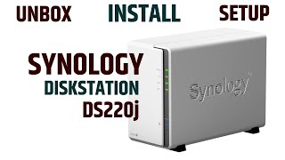 Unboxing and setup of the Synology DISKSTATION DS220j #synology #NAS #DS220j