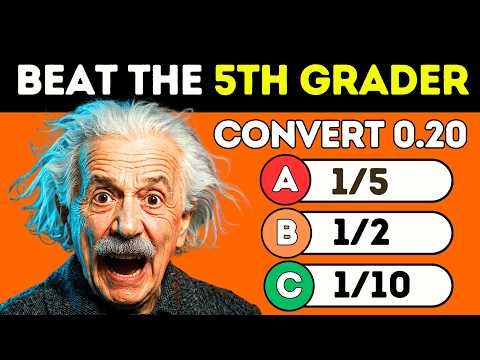 5th Grade Math Quiz | Will You Get 100%? 🎓