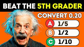 5th Grade Math Quiz | Will You Get 100%? 🎓 screenshot 5