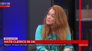 Charlotte Littlewood with Farage on Allegations that Hate Preachers are Being Allowed into the UK