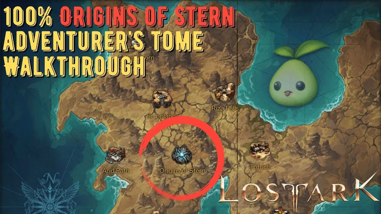 Lost Ark | Guided - Origins of Stern - 100% Adventurer's Tome Completion & Seeds