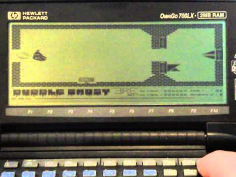 Bubble Ghost on the HP OmniGo 700LX - YouTube