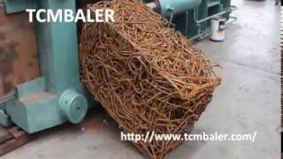 TCM BALER- scrap iron packaging machine Cambodia  Rwanda  Sweden