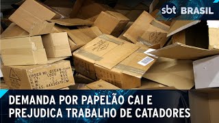 Video preco-baixo-do-papelao-no-mercado-desestimula-trabalho-de-catadores-sbt-brasil-27-04-24