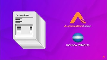 Purchase Order automation with AutomationEdge and Konica Minolta MFD