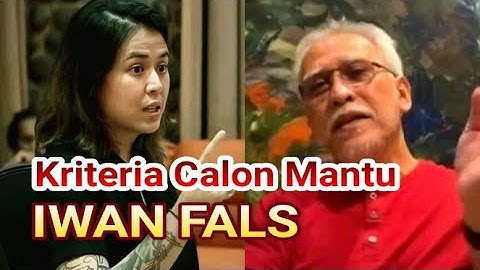 TAK DISANGKA. Ternyata Begini KRITERIA CALON MANTU IWAN FALS