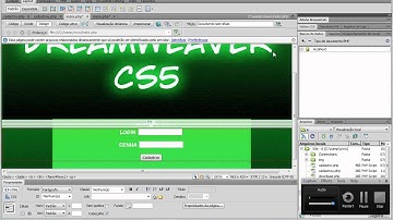 Dreamweaver CS5 Aula 4 - Sistema de Login