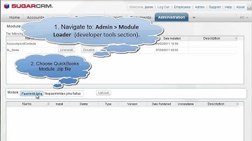 QuickBooks for Sugar - Module Installation and Configuration