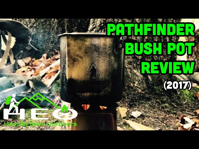 Pathfinder Bush Pot Stove / Estufa Camping para lata de alcohol –