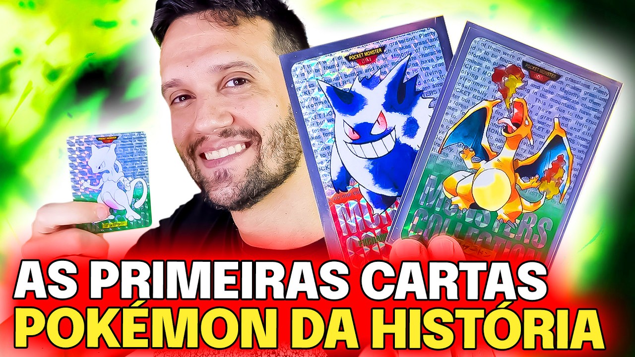 AS PRIMEIRAS CARTAS POKÉMON DA HISTÓRIA | CAPITÃO HUNTER CARTAS POKEMON TCG