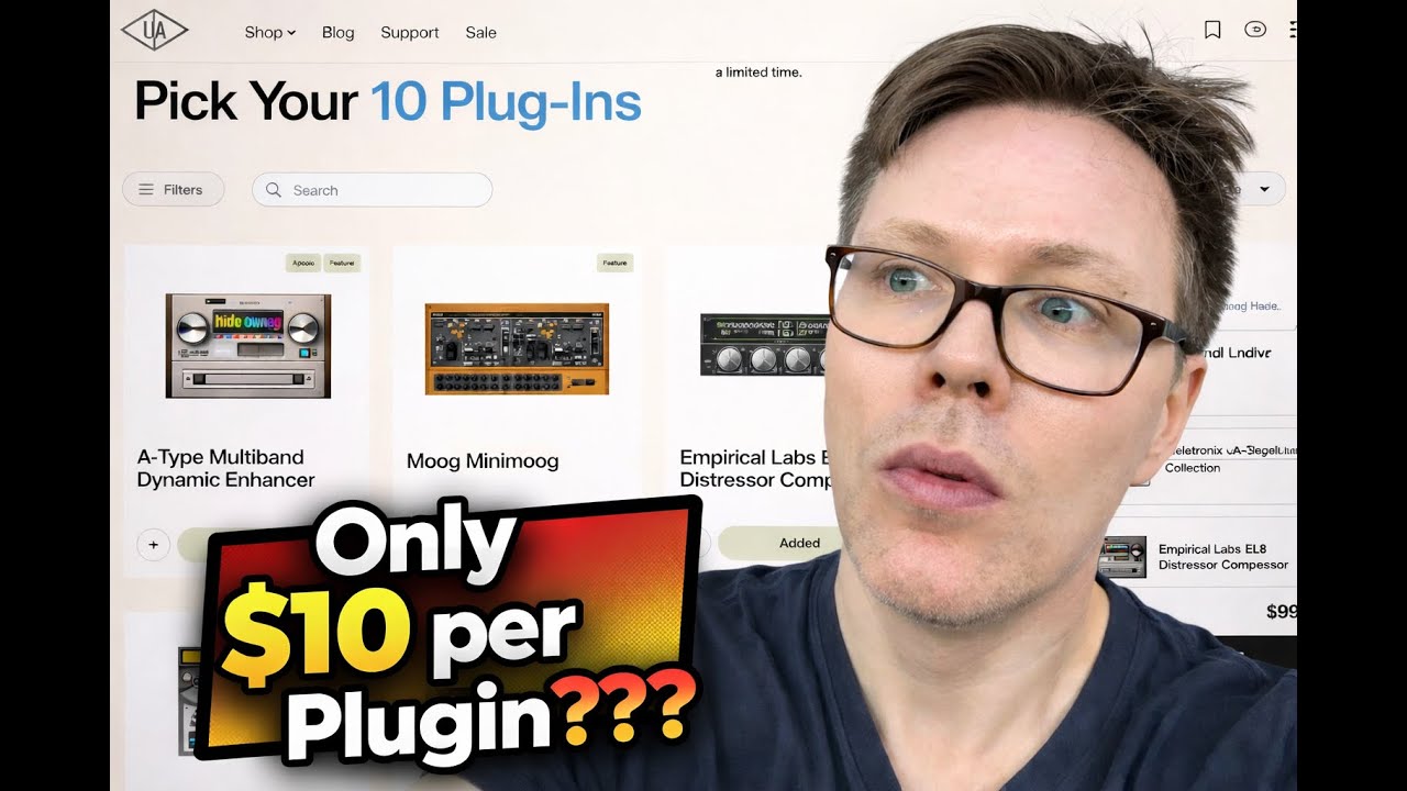 UAD Winter Sale - Best Plugins 10 for $99