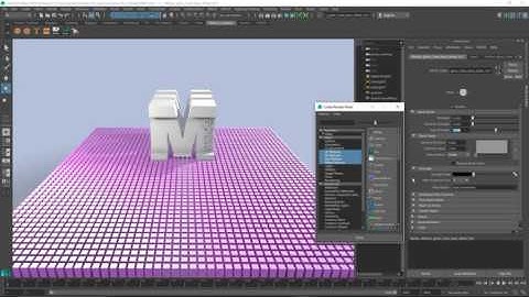 Autodesk Maya - motion graphics toolset video