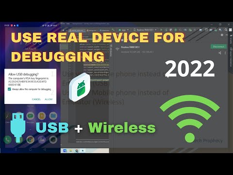 How to use Real Device for Debugging App in Android Studio Arctic Fox ( USB + Wireless ) | 2022