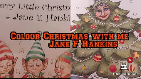 Colour Christmas with me  - 'A Merry Little Christ...