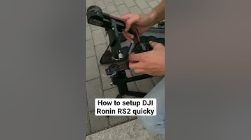 How to setup DJI Ronin RS2 quickly