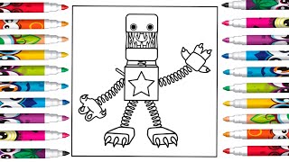 Poppy Playtime Boxy Boo Coloring Pages / Itro and Tobu - Cloud 9 [NCS10 Release]