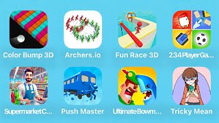 Color Bump 3D, Archers.io, Fun Race 3D, 234 Player Game, Supermarket Simulator, Push Master screenshot 4