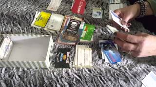 Asmr-Sorting And Organizing Old Business Cards -Silent-No Talking