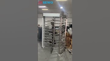 Bi-Directional Full Height Turnstile Gates Turn Style Gate Security Doors