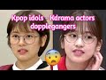 Kpop idols who Look Like certain Kdrama actors