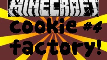 Minecraft Cookie Factory - RED STONE!!! - ep 4