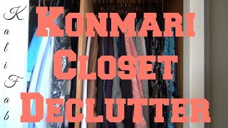 Closet Declutter | Organizing 2017 | Konmari Method