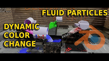 Fluid Particles Dynamic Color Changing With Force Fields