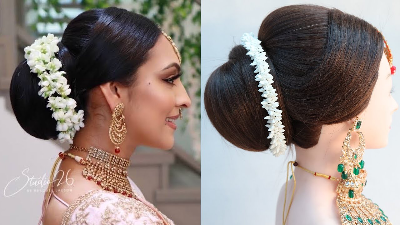 Gajra hairstyle|Silk saree makeup| : r/MakeupEducation