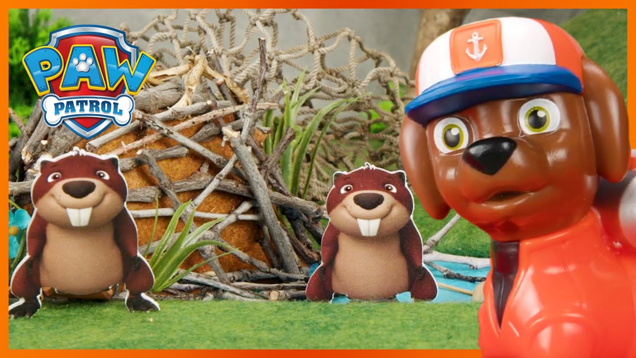 Big Truck Pups Save the Beavers - PAW Patrol - Toy Pretend Play Rescue for Kids