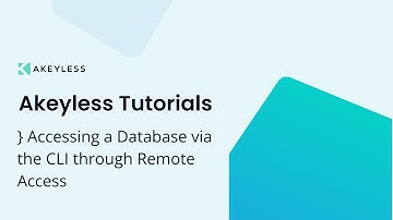 Accessing a Database via the CLI through Remote Access
