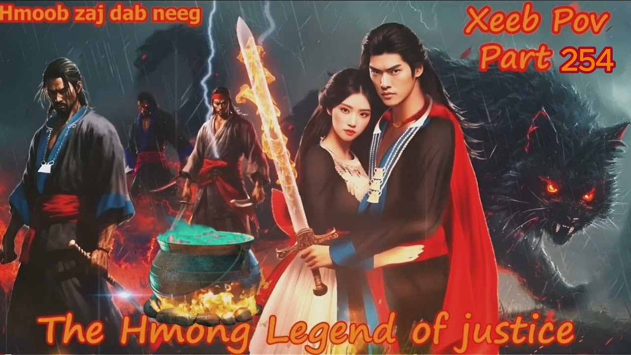 Xeeb Pov The Swordsman legend Episode 254 -  Hmong Action Warrior Story