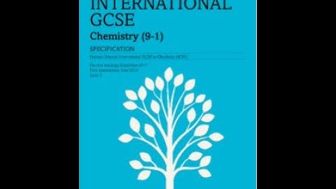 iGCSE Chemistry January 2021 paper 1 review