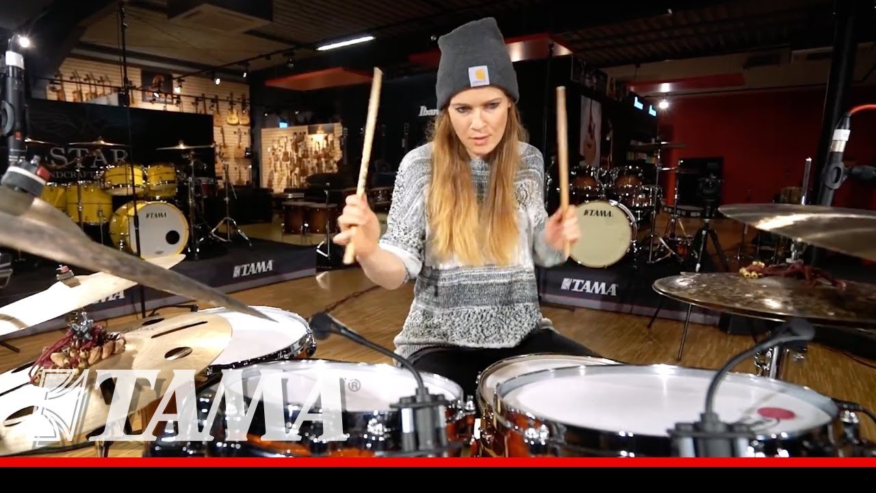 Anika Nilles talks about TAMA STAR Bubinga kit.
